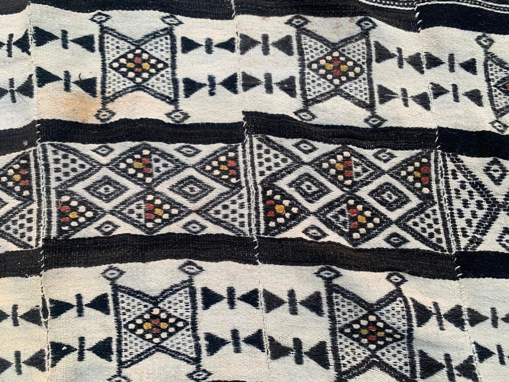 Fulani Blanket,African Blanket,Antique Hand Made Fulani,Wedding Blanket 5×8 ft