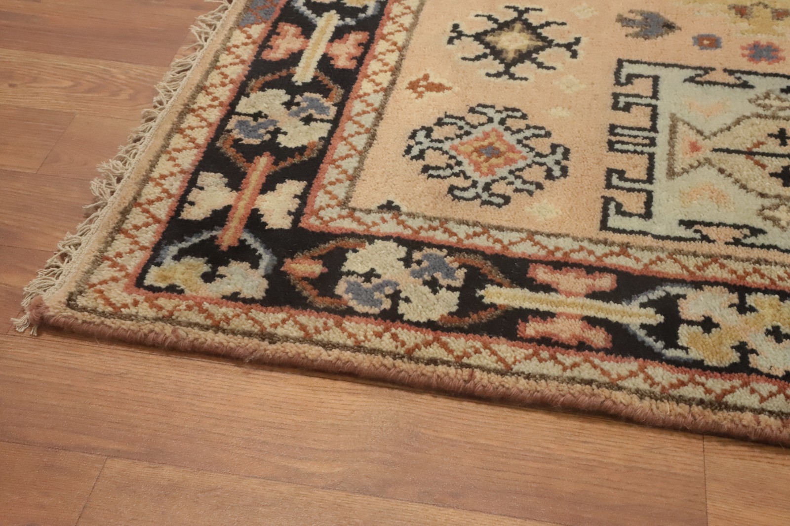 Traditional Geometric Kazak Handmade Wool Oriental Accent Rug 4×6 ft for Bedroom