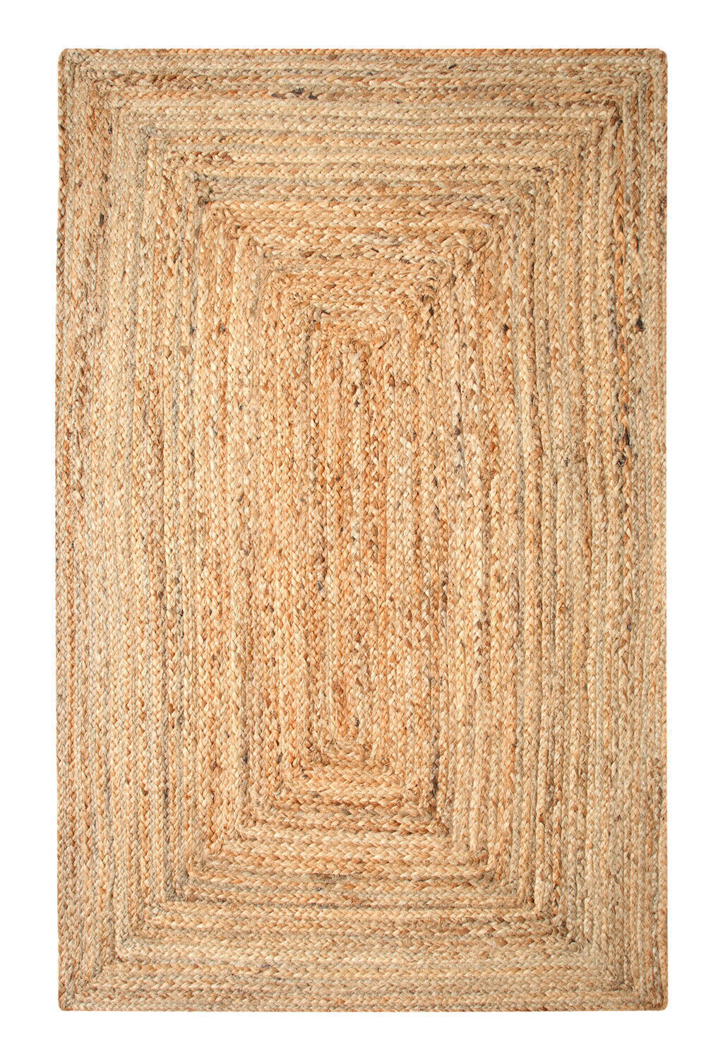 Rug Natural Carpet Braided Jute Area Rug Farmhouse Rustic Look Area Rug