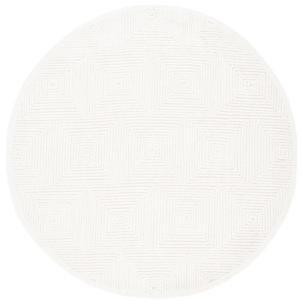 SAFAVIEH Textural Collection TXT102A Handmade Ivory Rug