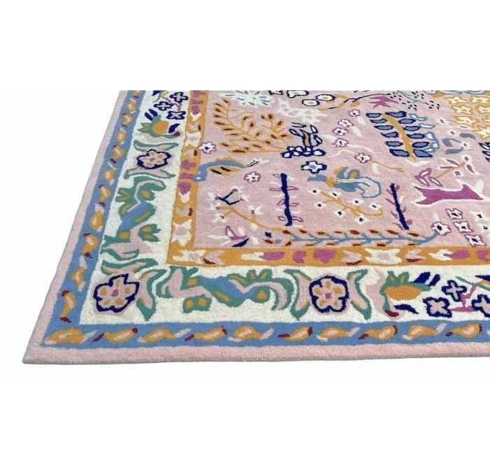 Traditional Modern Hand-Tufted 100% NZ Wool Area Rug Carpet