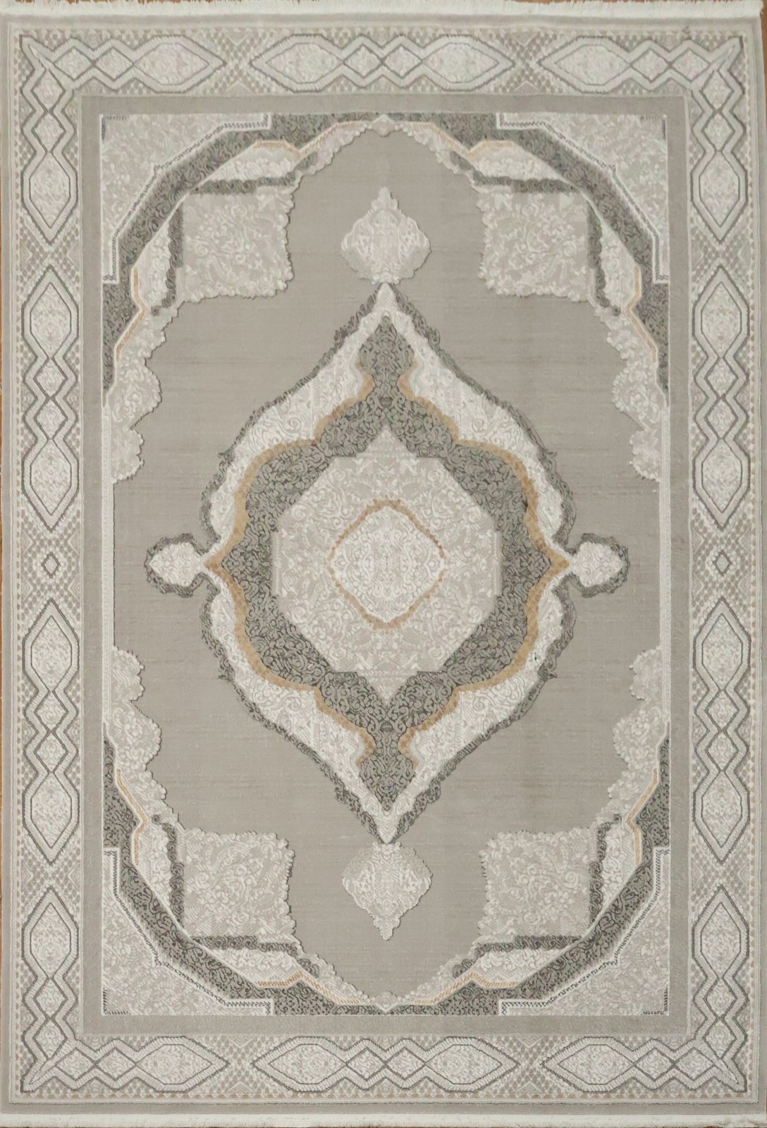 Geometric Elegance Rug 5×8 Ft Contemporary Modern Turkish Carpet Bedroom Rug
