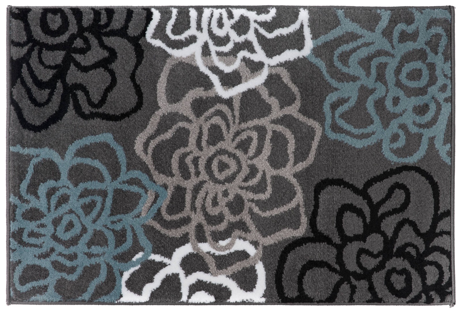 Rugshop Small Rugs Contemporary Modern Floral Flowers Carpet Washable Rugs 2’x3′