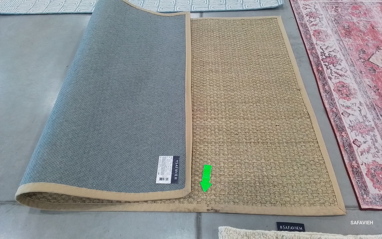 NATURAL / BEIGE 6′-0″ x 9′-0″ Stained Rug, Reduced Price 1172777053 NF114A-6