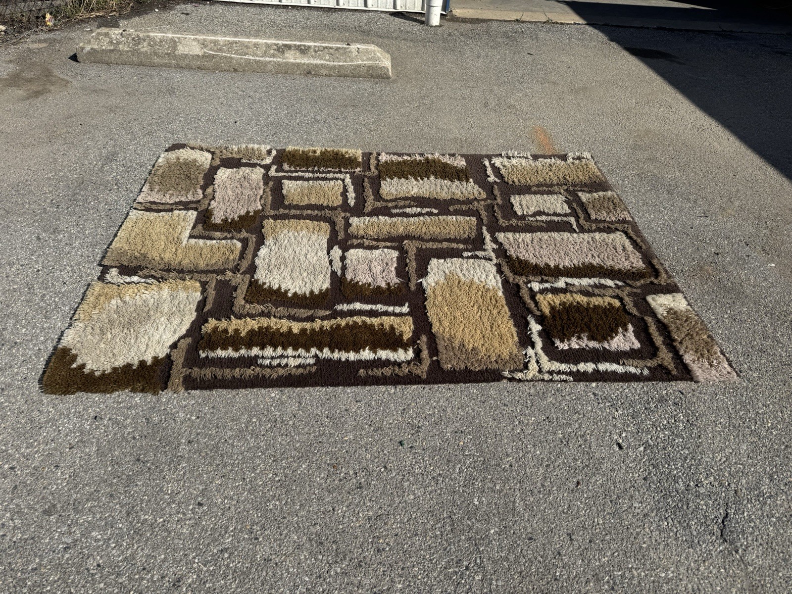 Vintage Mid Century Danish Modern Ege Rya Wool Shag Rug ‘Capri Farve’
