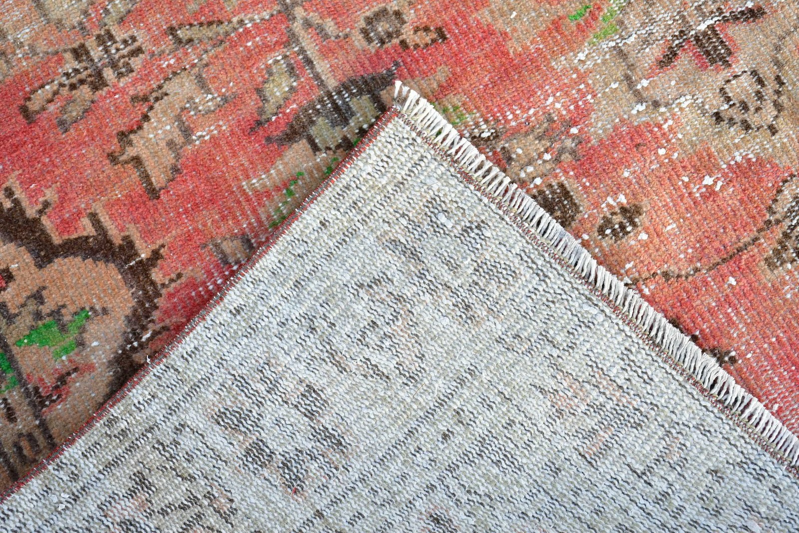 5,3×8,5 ft Rug, Vintage Turkish Rug, Red Handmade Rug