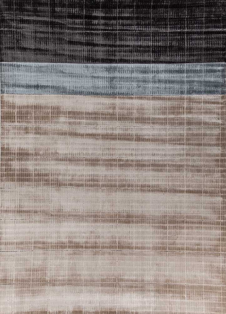 New Design Modern Hand Loom Viscose Rug Color silver/stone gray Handmade Carpet