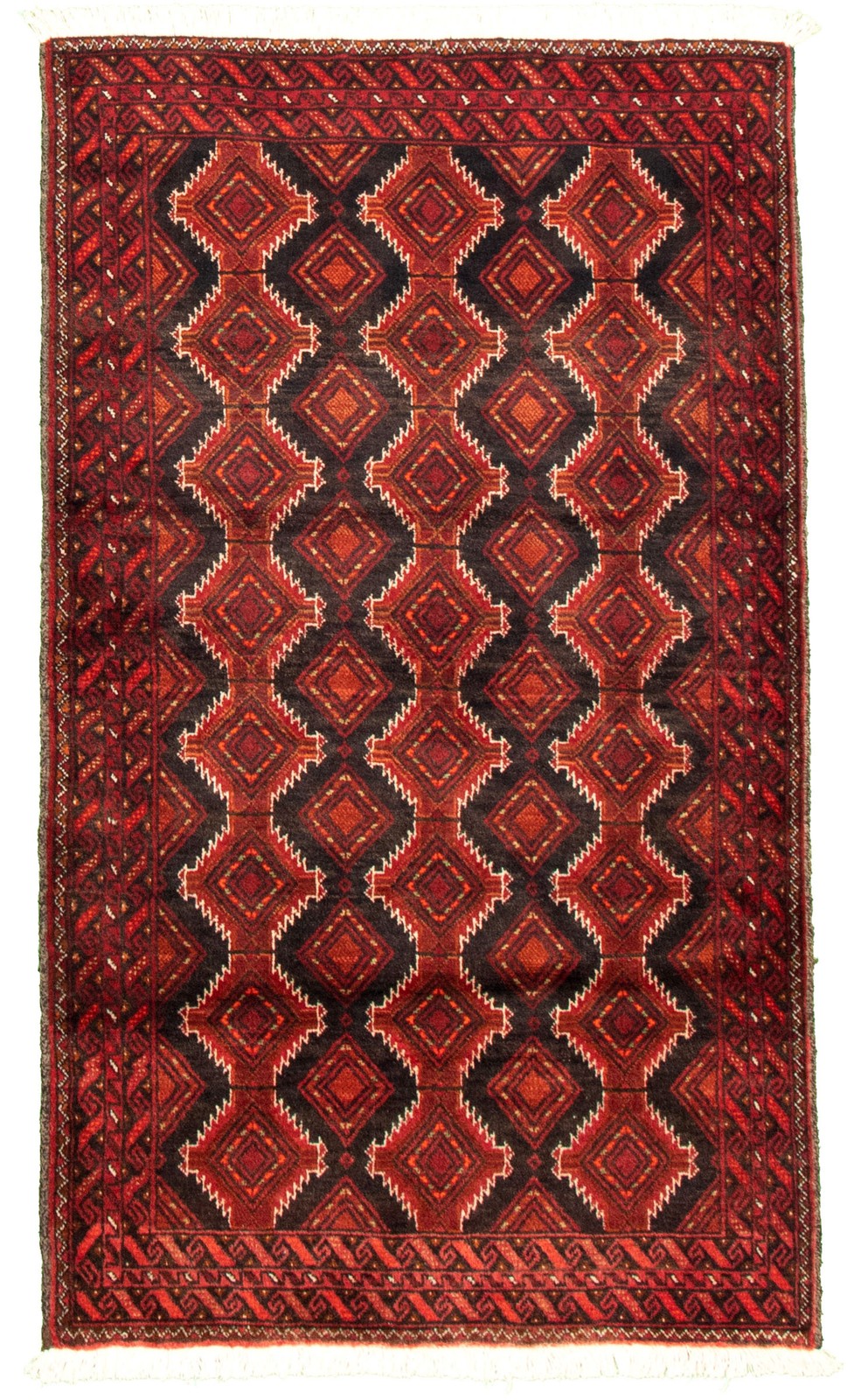 Traditional Vintage Hand-Knotted Area Rug 3’6″ x 6’3″ Oriental Wool Carpet