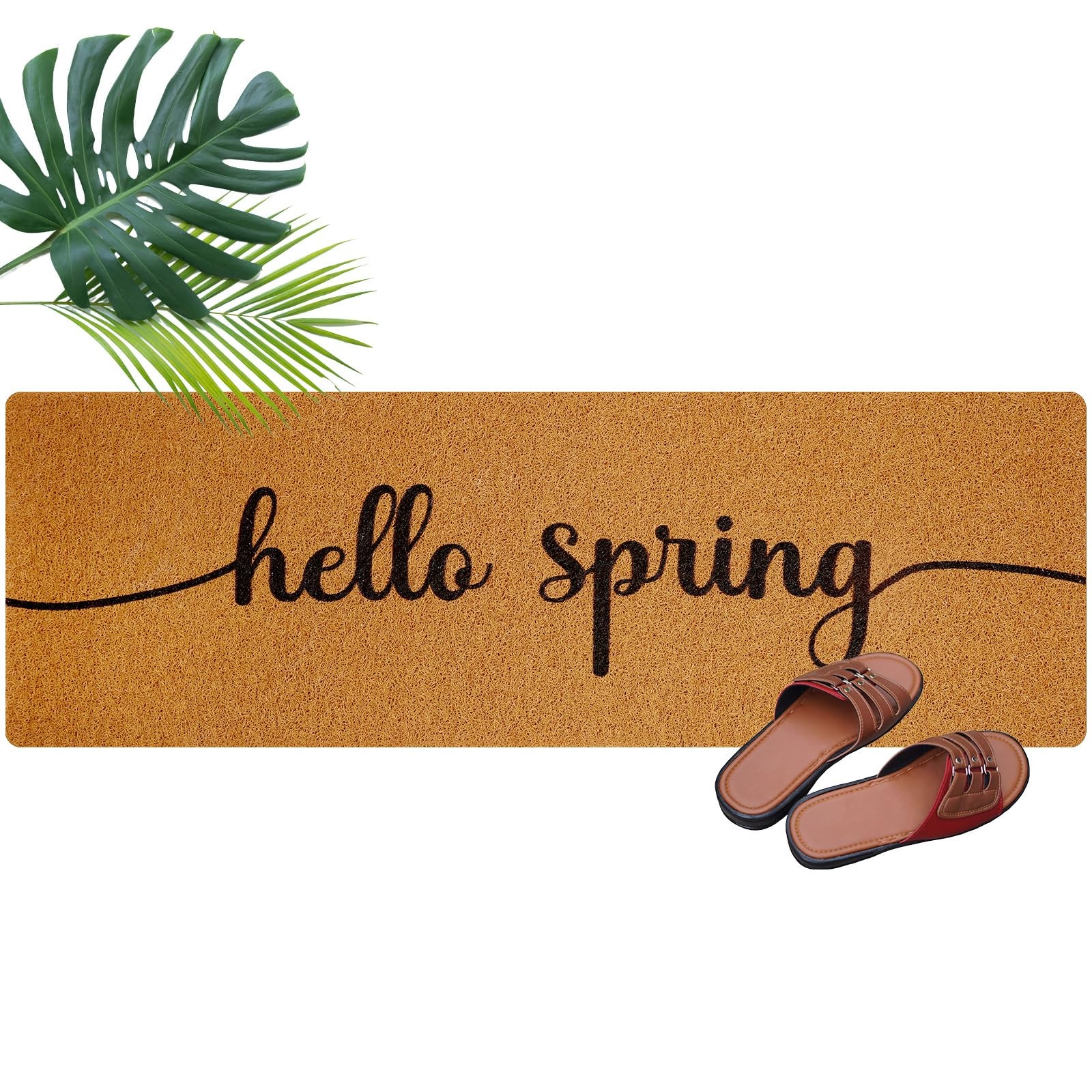 Long Doormat 48”x16” Front Door Mat for Entrance Inside Outdoor Large Decor…