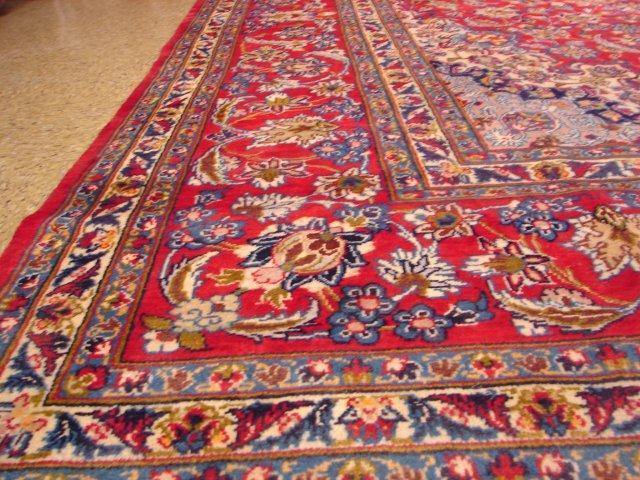 10×15′ Red Traditional Isfahaan Rug 8674