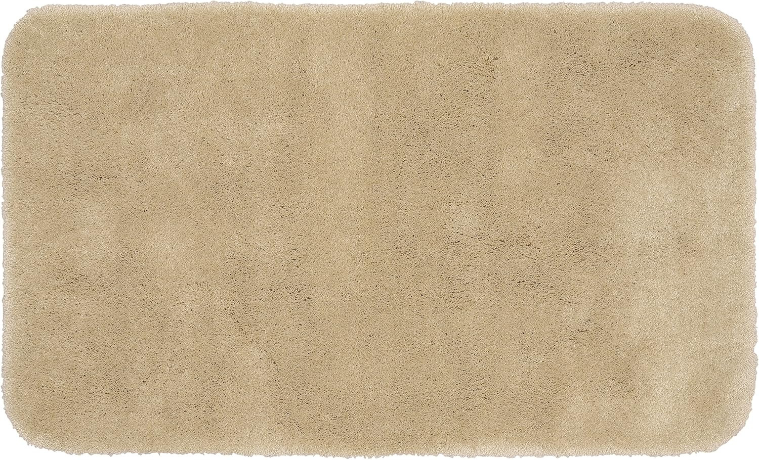 Finest Luxury Neutral Linen 30 In. X 50 In. Ultra Plush Washable Bath Rug -Soft,