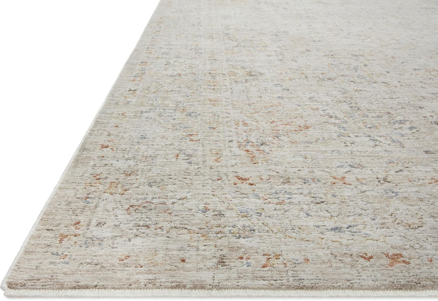 Loloi Honora Collection 5’3″ x 7’9″ Area Rug in Bone/Multi by Amber Lewis