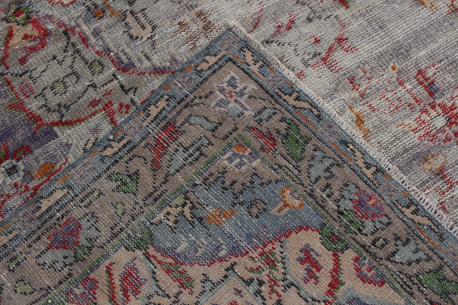 5,2×8 ft Turkish Rug, Vintage Rug, Purple Oriental Wool Rug