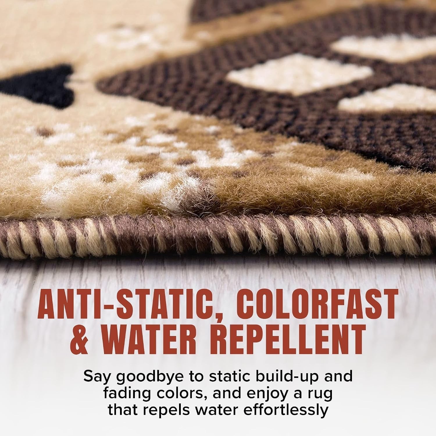 YHSF Southwest Native American Area Rug C318 Berber 2 Feet x 3 Feet 4 Inches