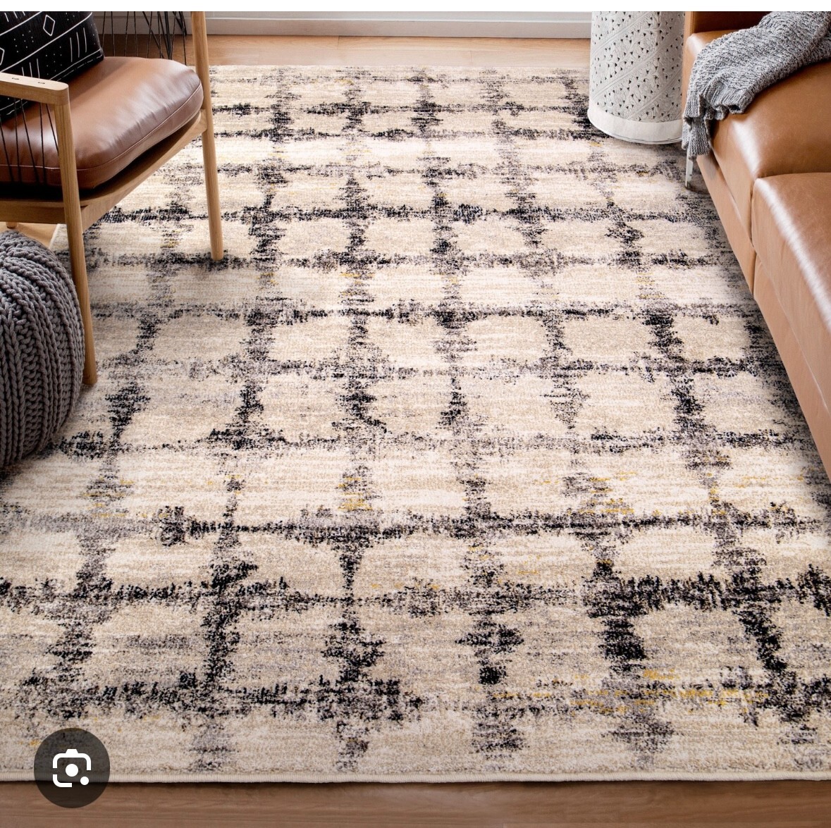 Palmetto Living by Orian Rugs Gemstone Studio Basket Thread Beige Area Rug