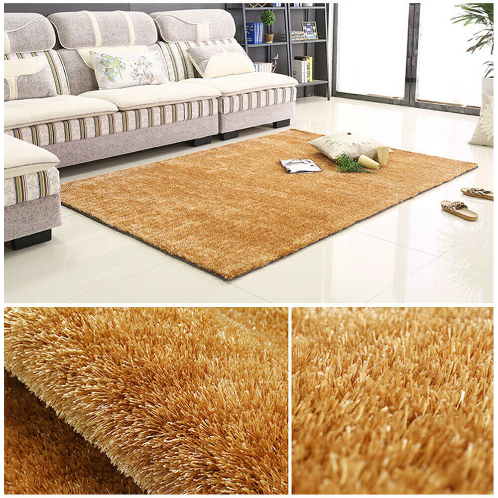 Luxury Fluffy Rug Area Rug Luxury Living Room Carpet Throw Runner Mat Small size