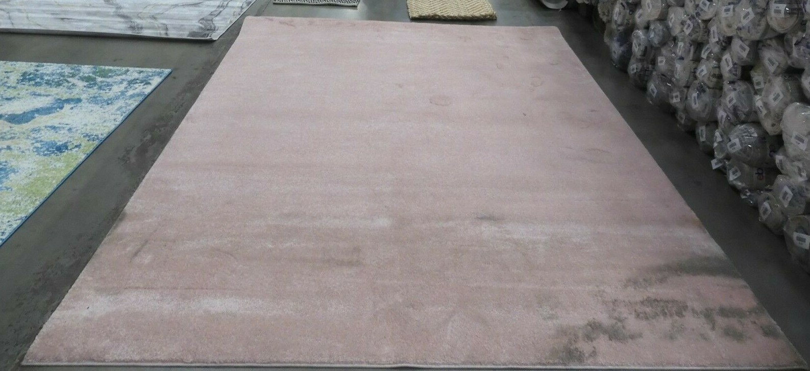 PINK 8′ X 10′ Stained Rug, Reduced Price 1172626527 PNS320-4406-8