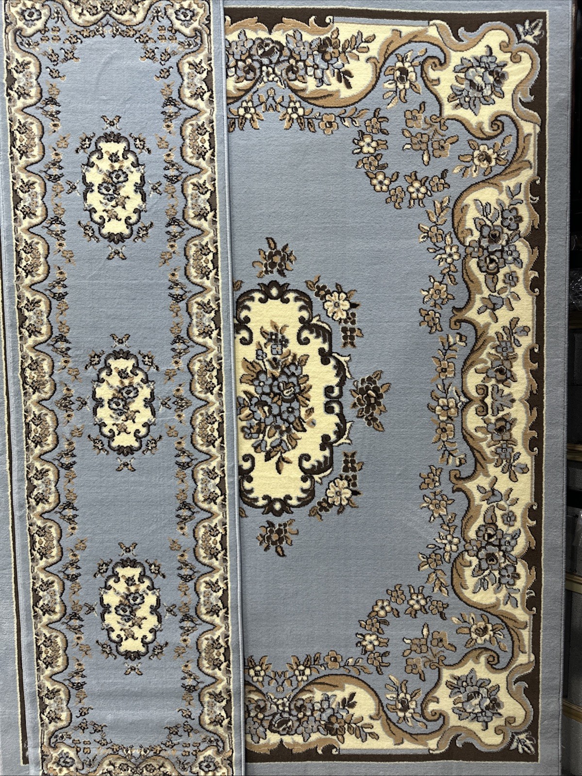 5×8 Area Rug Modern Elegant With Matching Runner