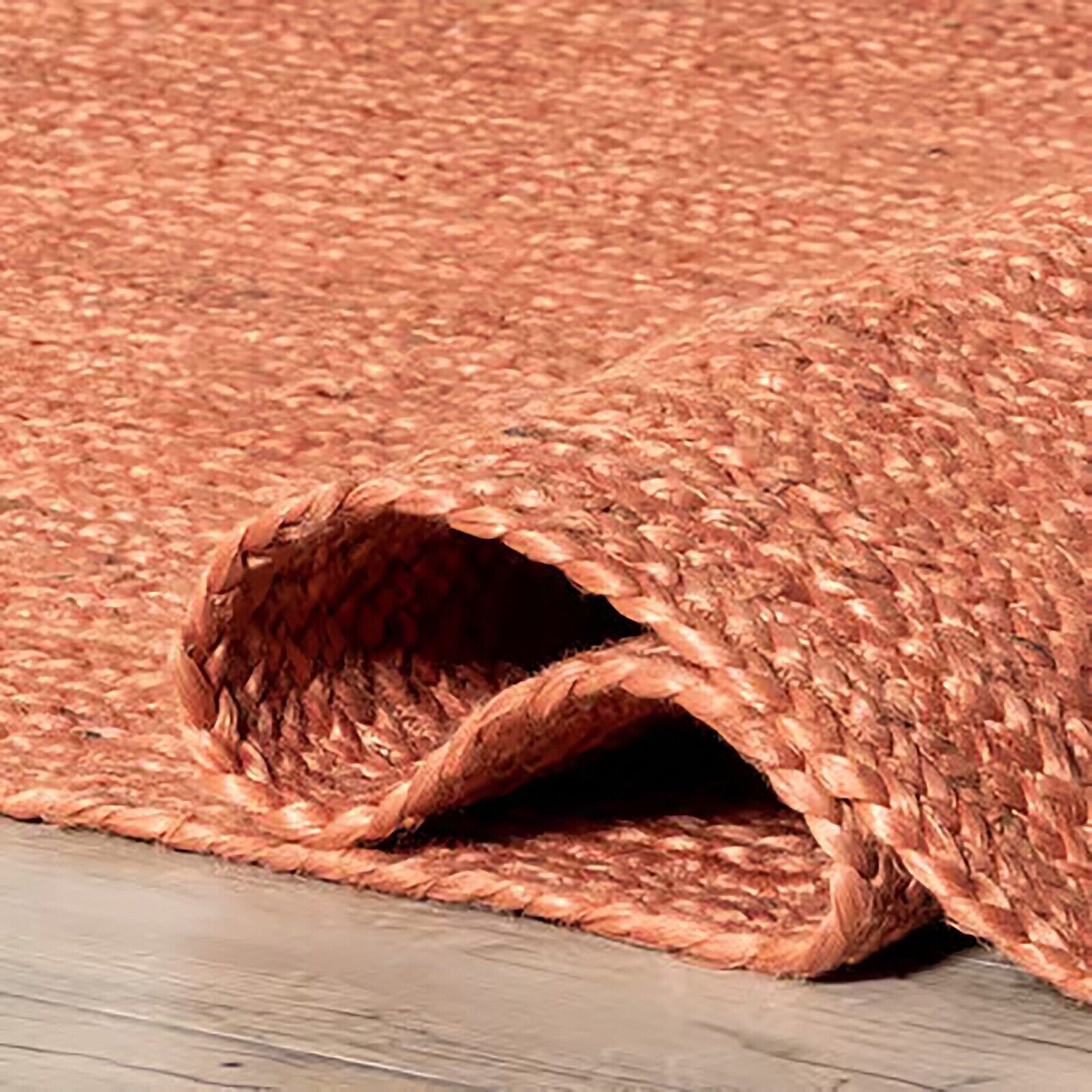 Rugs Carpet Jute Braided Modern Solid Bedroom Area Rug Rustic Look Carpet Mat