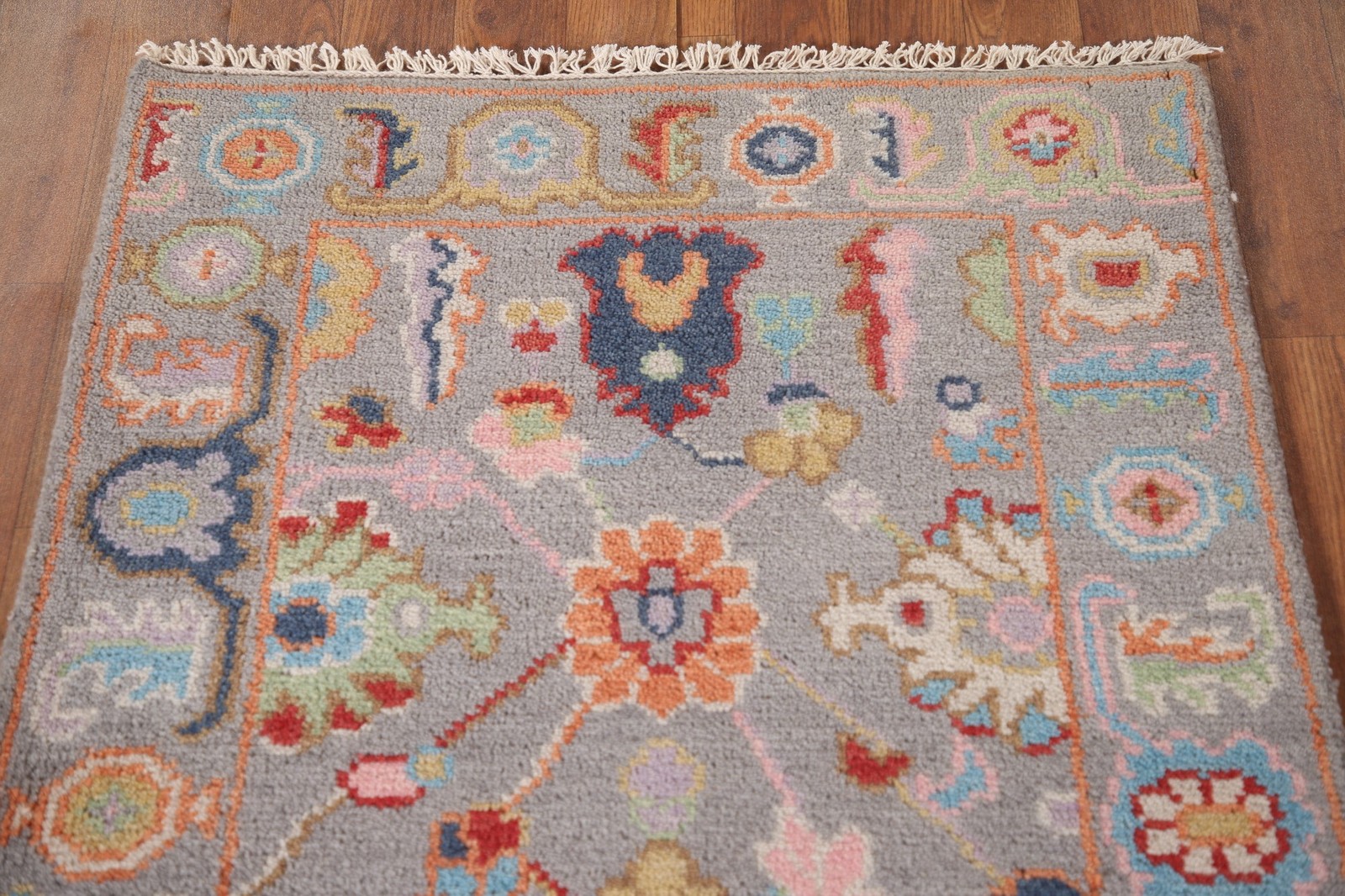 All-Over Oushak Oriental Accent Rug 3×6 Hand-knotted Wool