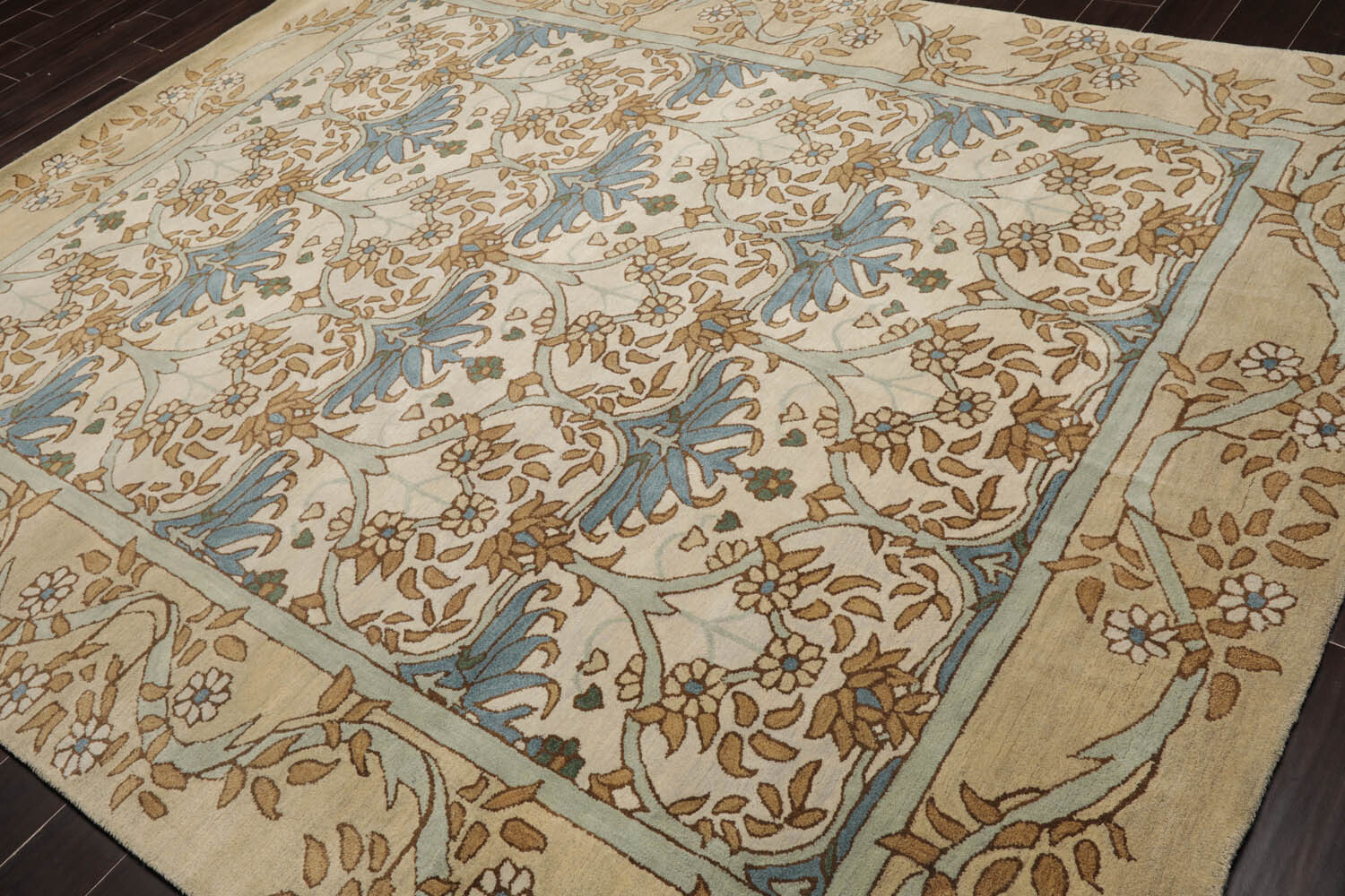 LoomBloom William Morris Arts & Crafts Multi-size Handmade 100% Wool Area Rug