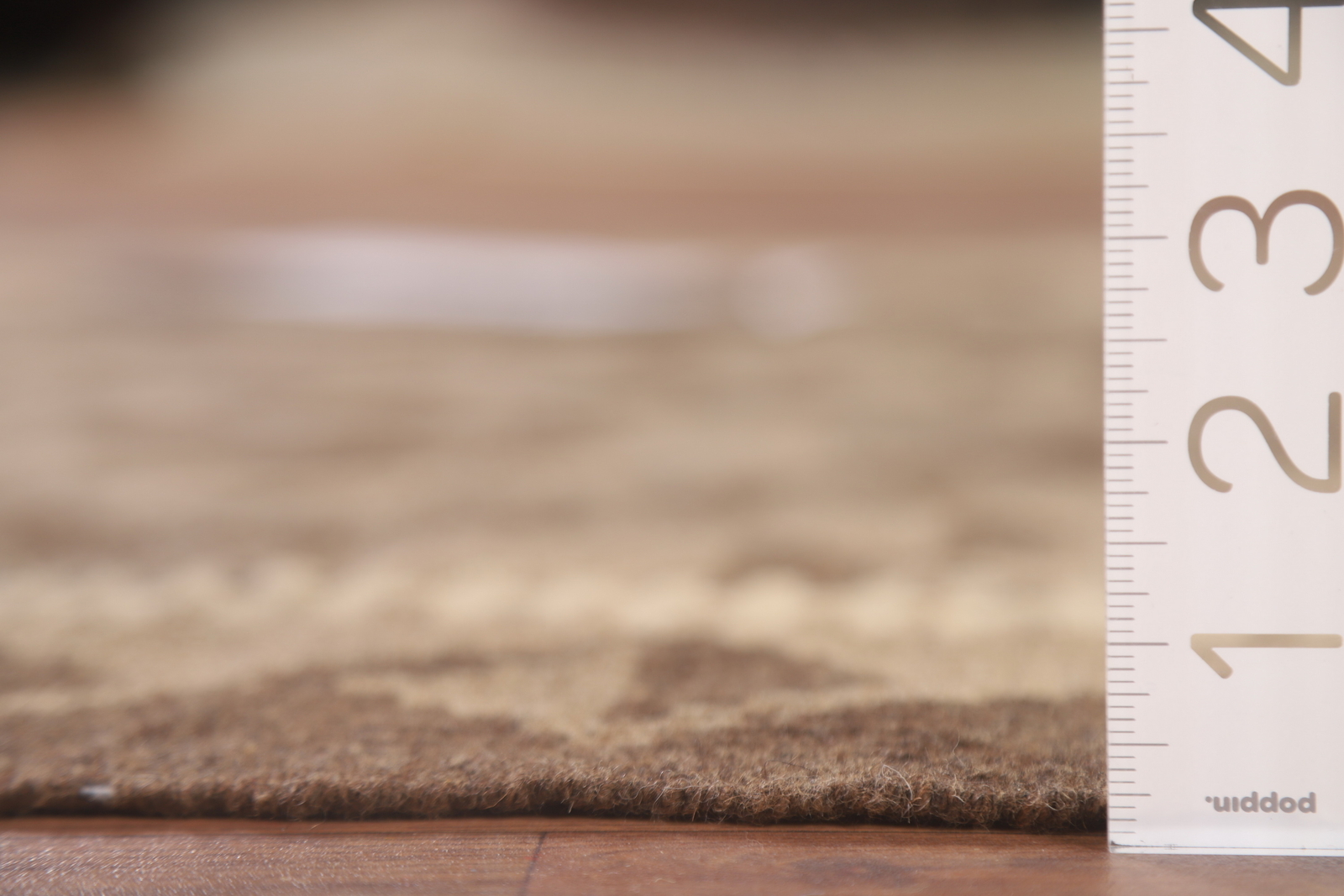 Southwestern 4×5 Reversible Kilim Kelim Rug Flat-woven Wool Brown Carpet