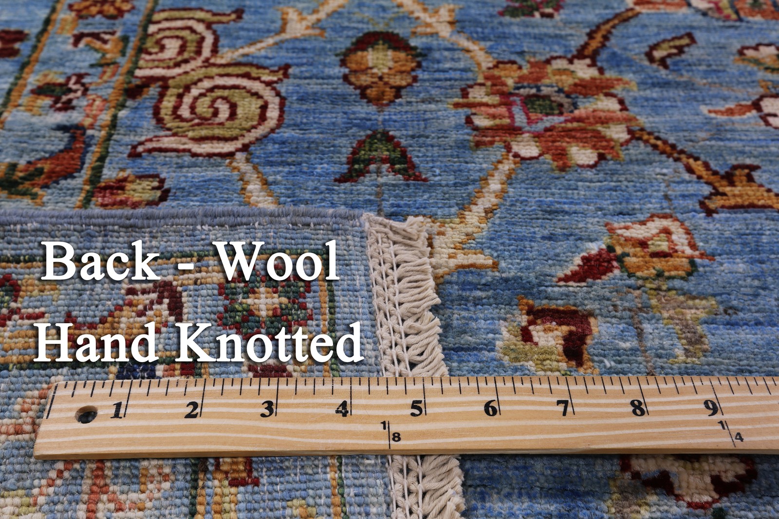 Traditional Hand Knotted Wool Rug 7′ 0″ X 9′ 8″ – Q7650