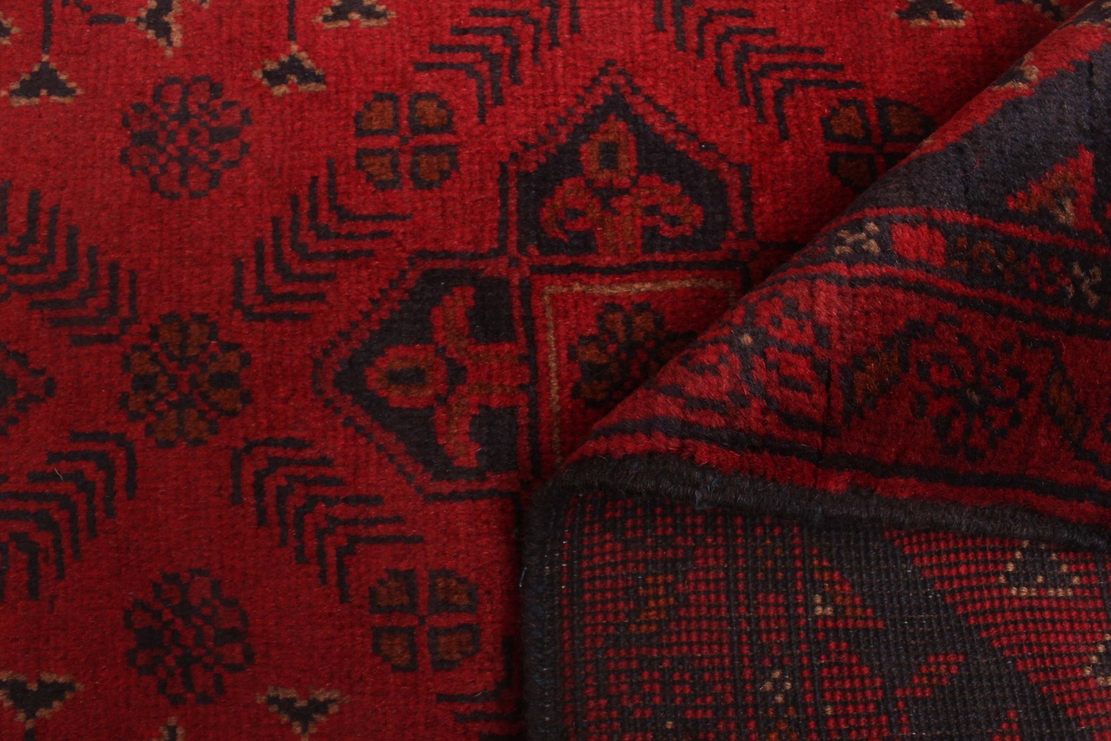 Traditional Hand-Knotted Geometric Area Rug 2’5″ x 3’10” Oriental Wool Carpet