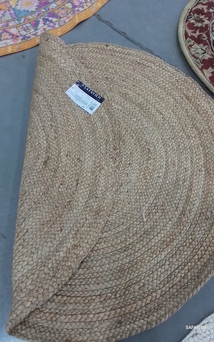 NATURAL 5′-0″ x 5′-0″ Flaw in Rug, Reduced Price 1172806236 NF733A-5R