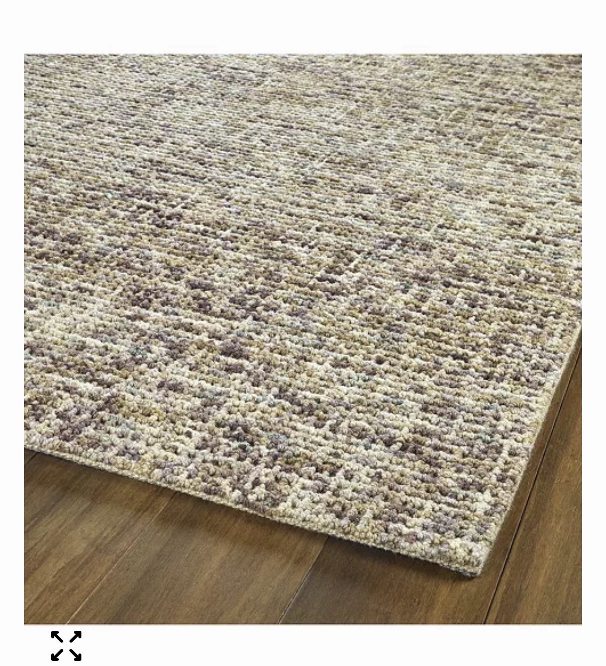 Kaleen Lucero LCO01-65-576 Area Rug, 5’ X 7.6’ Wool Aubergine