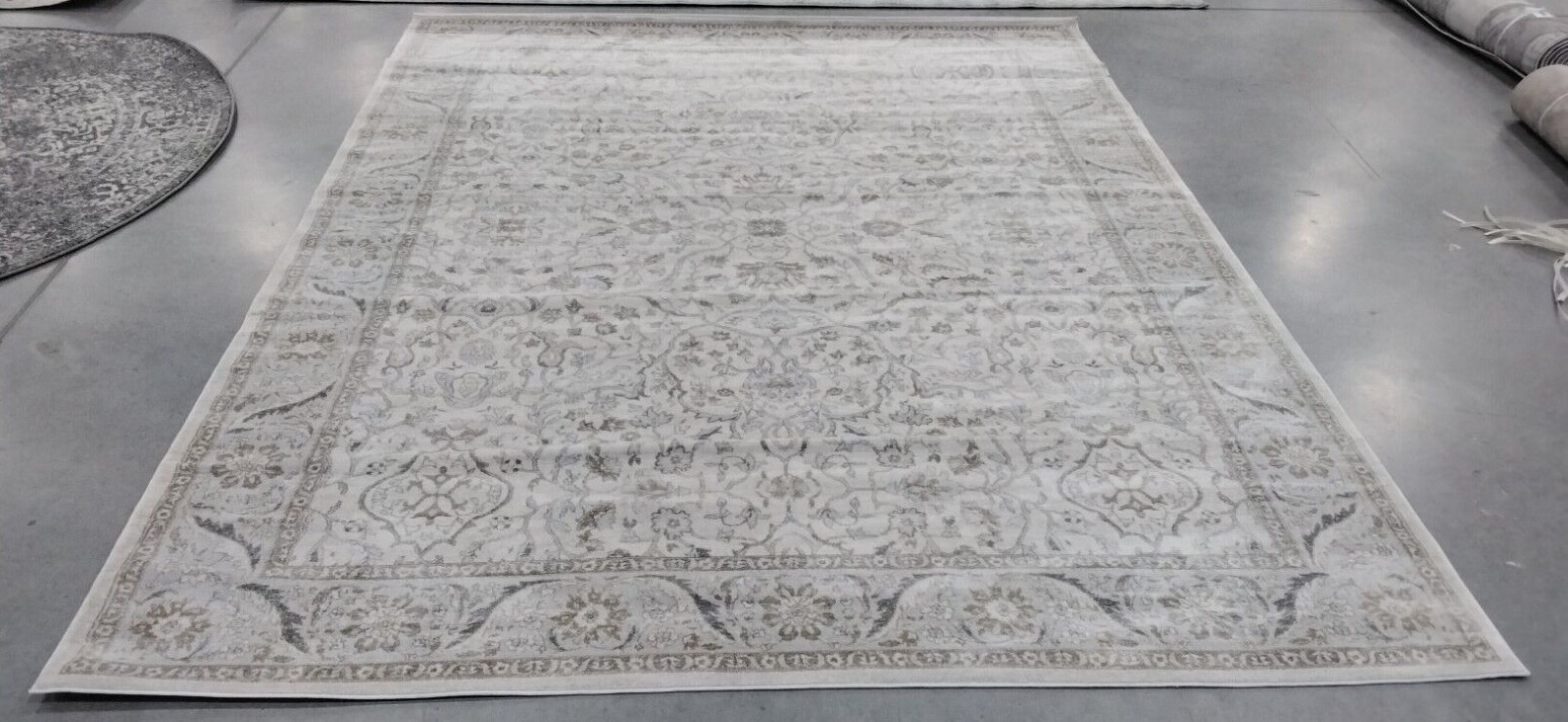 CREAM / BEIGE 8′ X 10′ Back Stain Rug, Reduced Price 1172703920 ISA912A-8