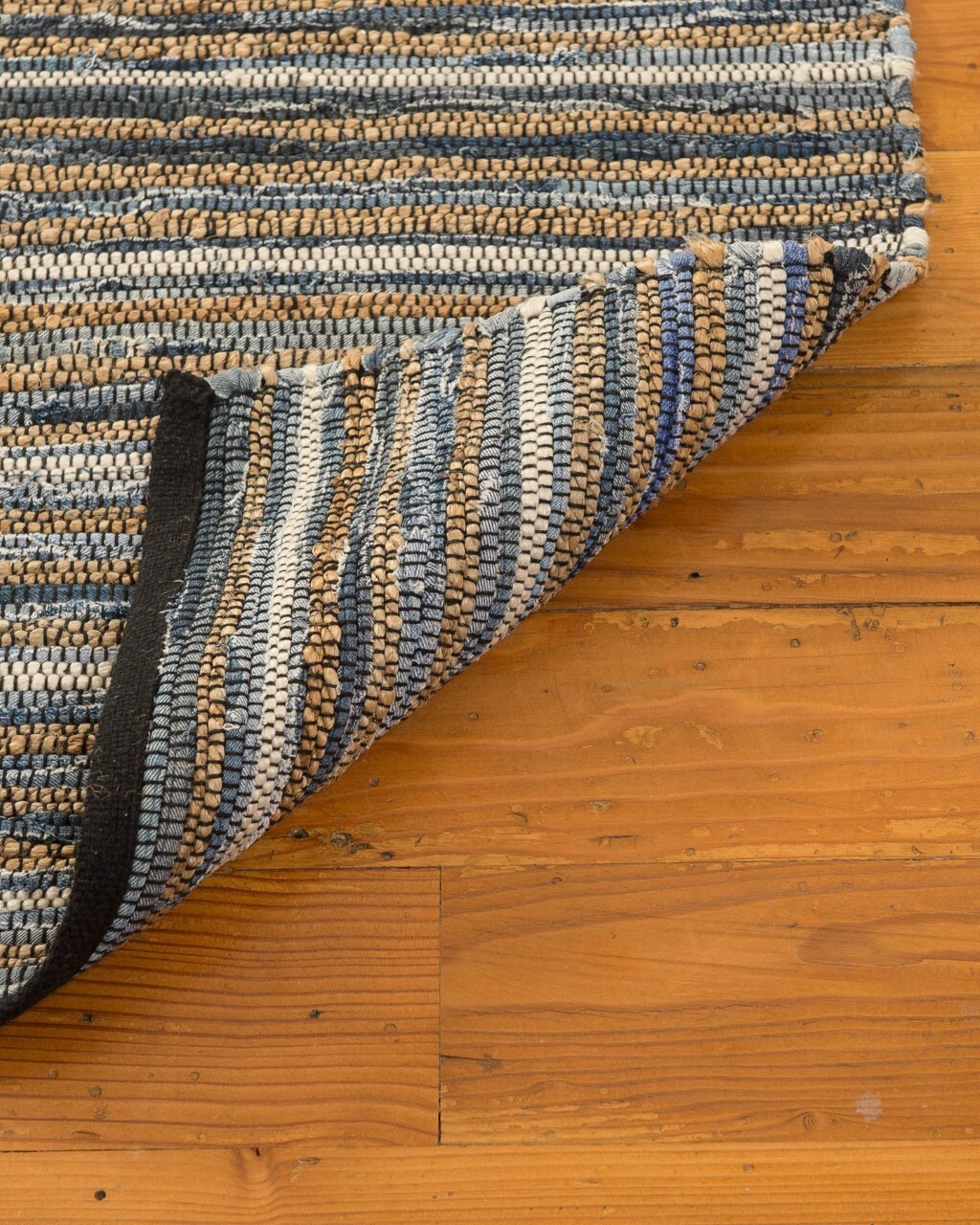 Navarre by NaturalAreaRugs Handmade Reversible Cotton Jute Rectangle Rug 8’X10′