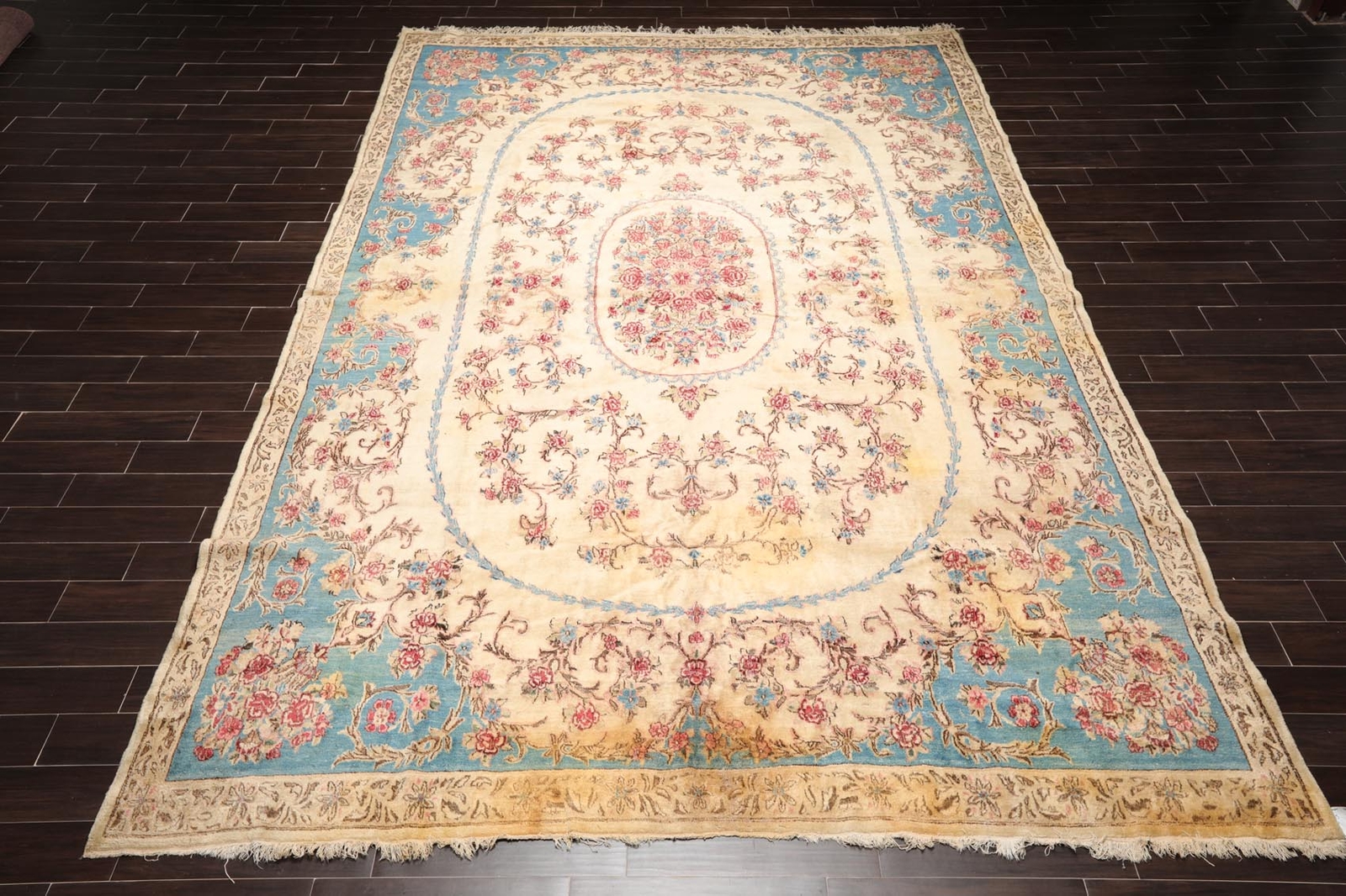 Palace Hand Knotted 100% Wool Kermaan Traditional Oriental Area Rug 10′ x 15′