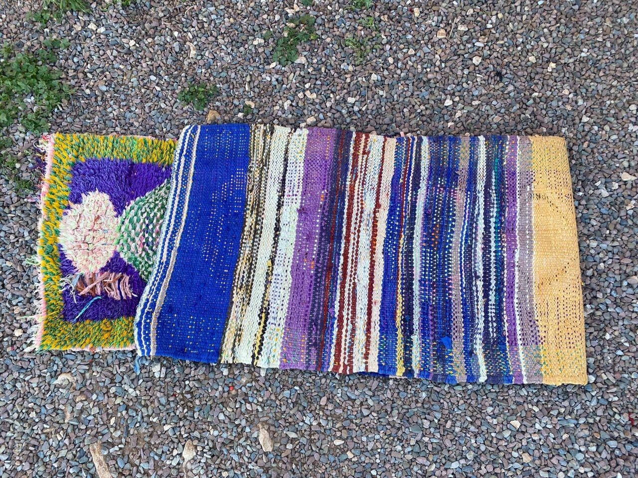 Runner Vintage Moroccan Handmade Rug 2’3×8’8 Ft Berber Cotton Hallway Decorative