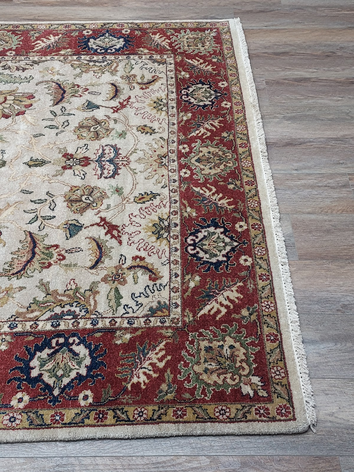 Turkish Silk And Wool HandMade Bohemian Royal Classic Design,Turkish Rug 6x9Ft