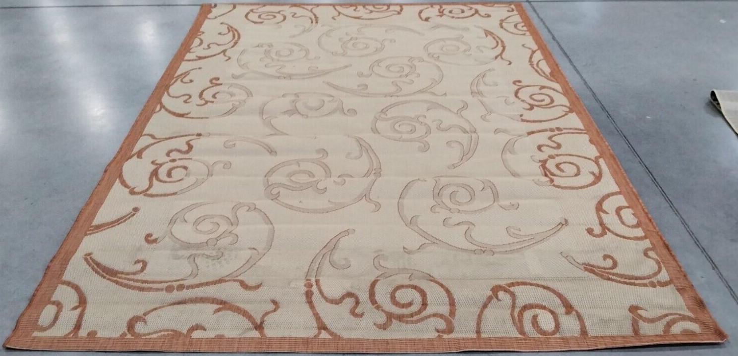 NATURAL / TERRA 8′ X 11′ Back Stain Rug, Reduced Price 1172722478 CY2665-3201-8