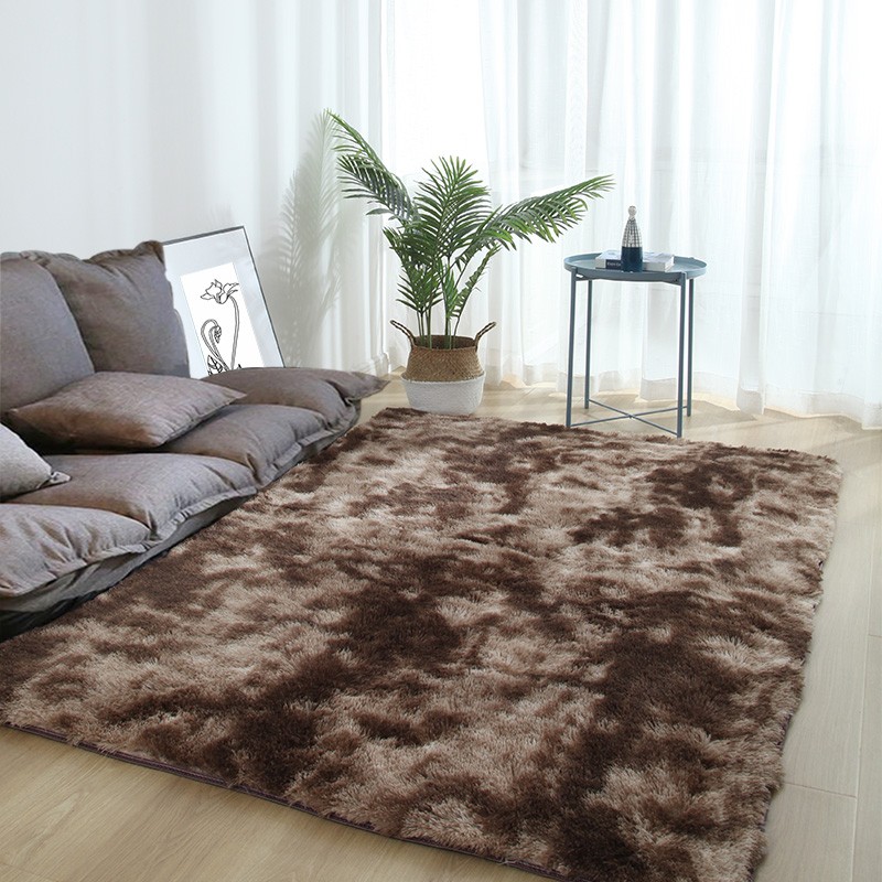 VIKAMA Velvet Area Rug, Living Room, Bedroom, Bedside Runner, Bay Window Rug, Fl