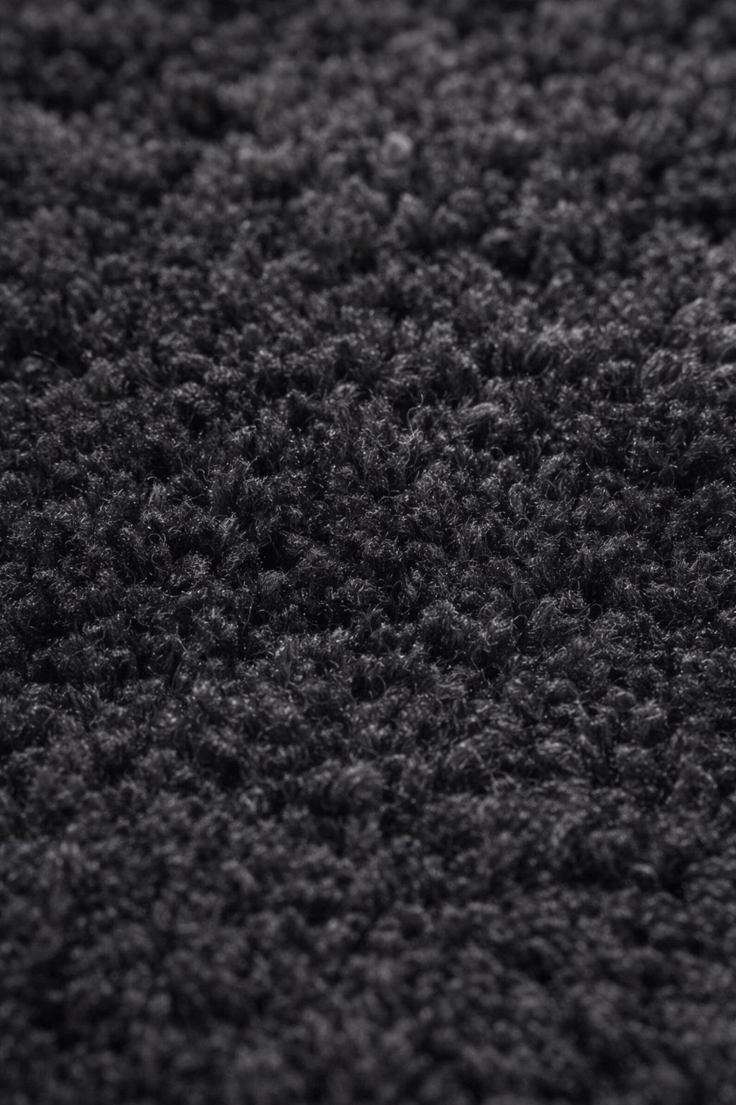 Luxury Solid Black Hand Tufted Wool Rug | Plush Thick Cut Pile Area Carpet & Rug