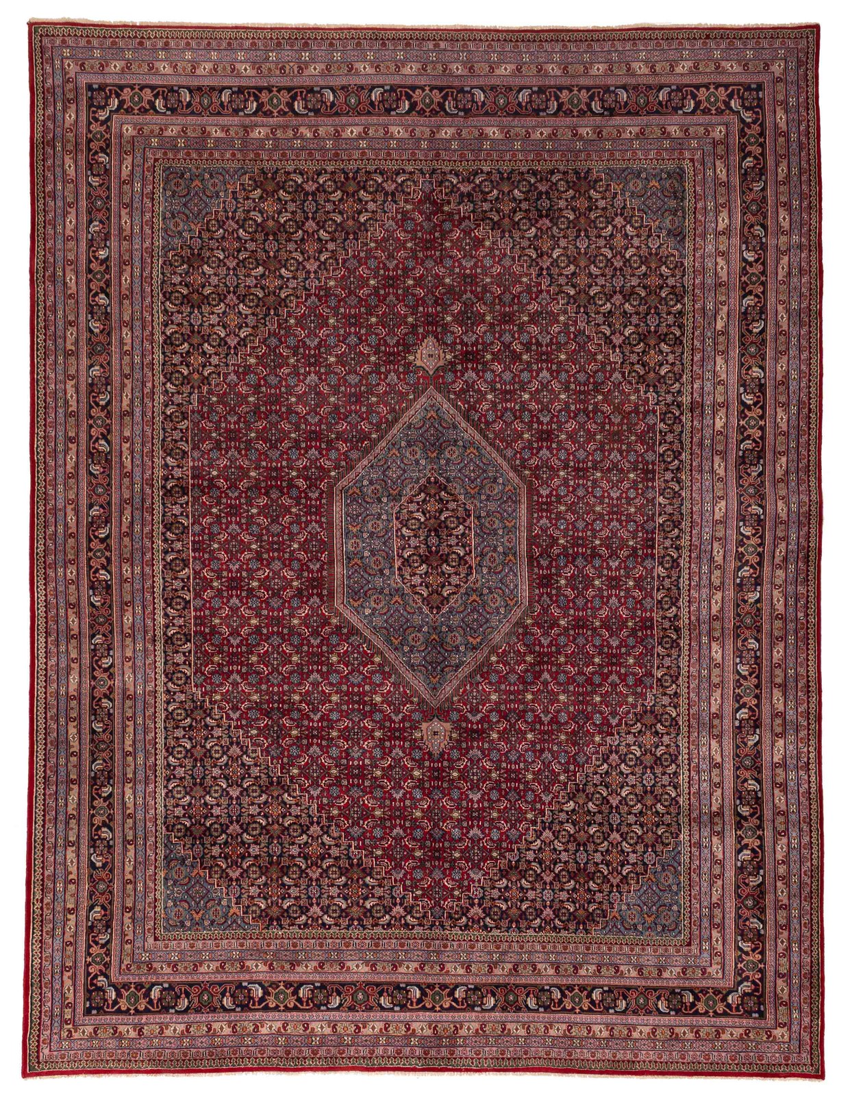 Traditional Hand Knotted Oriental Area Rug 9’6″ x 12’6″ Wool Carpet