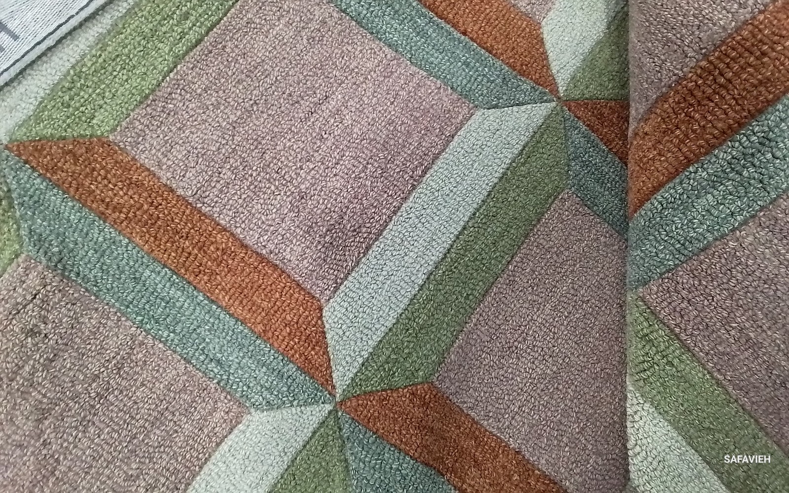 PINK / BEIGE 8′-0″ x 10′-0″ Back Stain Rug, Reduced Price 1172795021 GRE101U-8