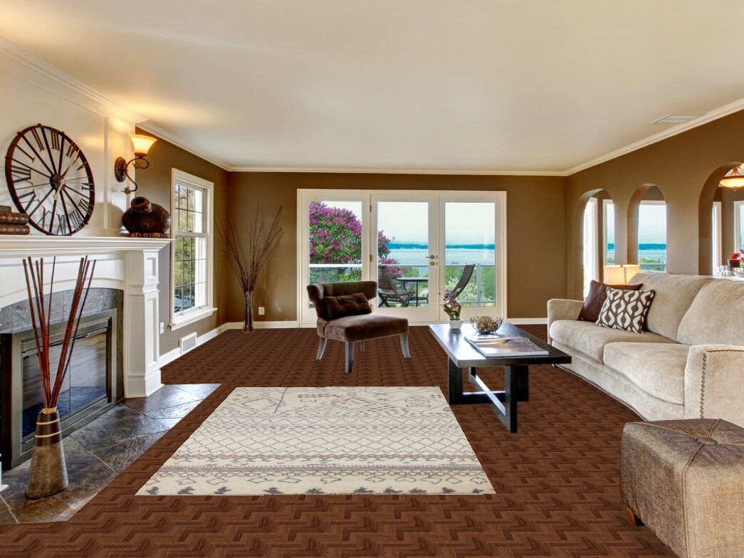 Modern Handmade Luxury Hand-Knotted Moroccan Wool Accent Rugs 5×8 ft