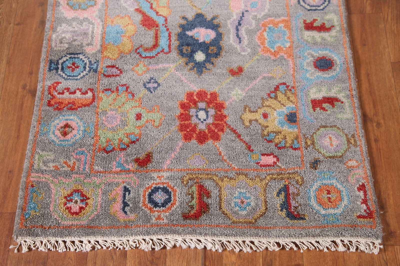 All-Over Oushak Oriental Accent Rug 3×6 Hand-knotted Wool