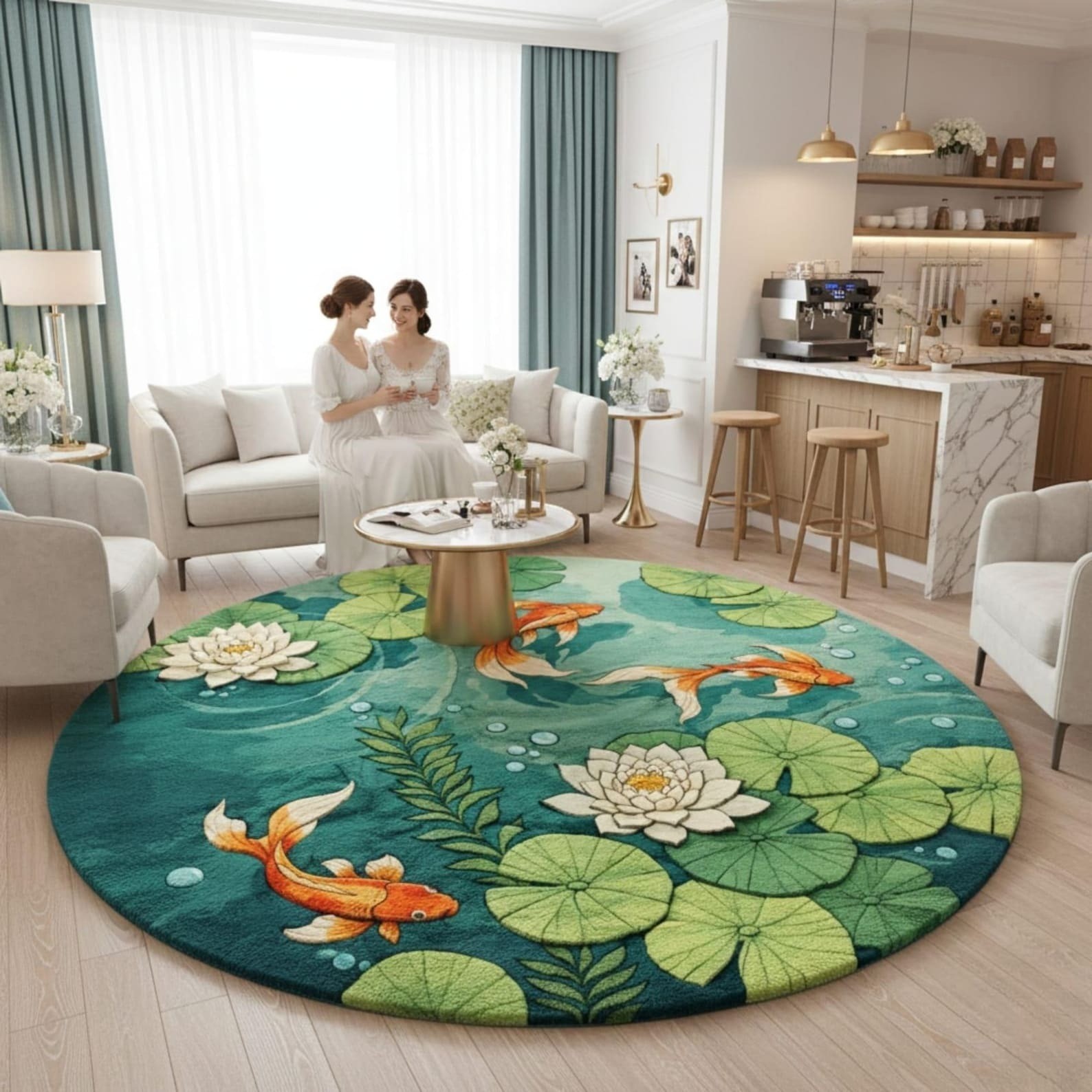 Designer Rug | Irregular Rug | Wool area Rugs | Living Room Rug | Tufted A14