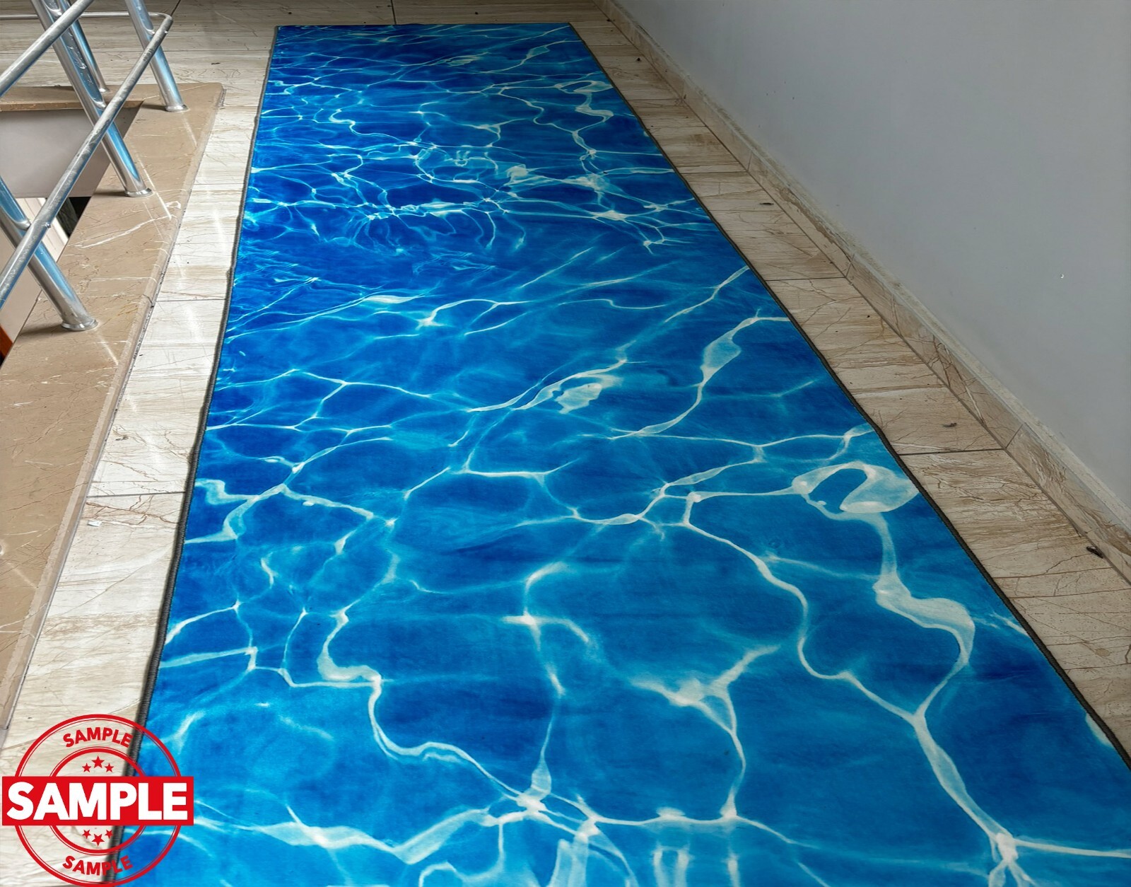 Sea Rug,Water Surface Rug,Beach Rug,Sea Look Rug,Ocean Rug,Summer Rug,Runner Rug