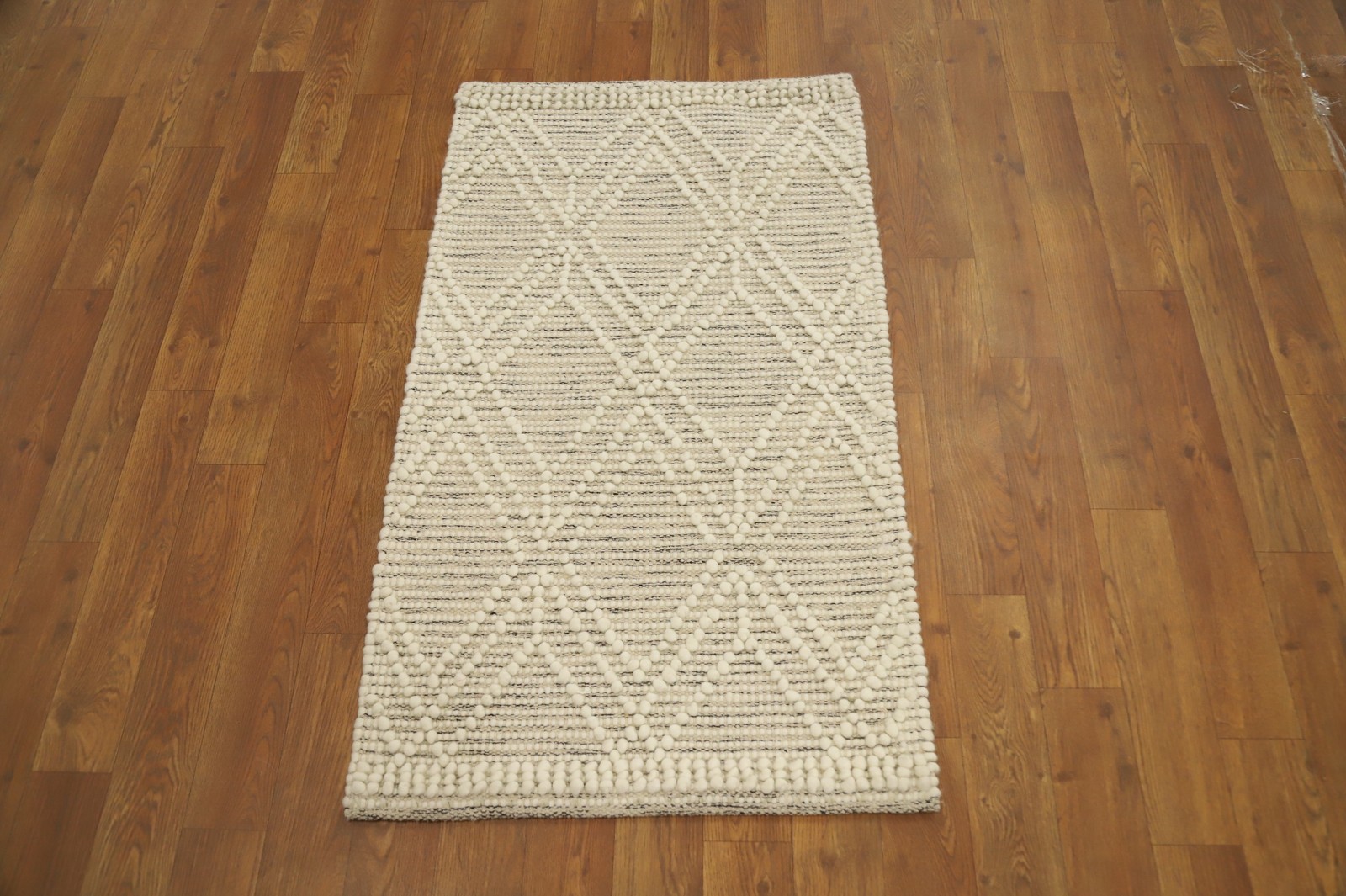 Modern Gotti Design Rug 2×3 Hand-knotted Wool Geometric Oriental Carpet