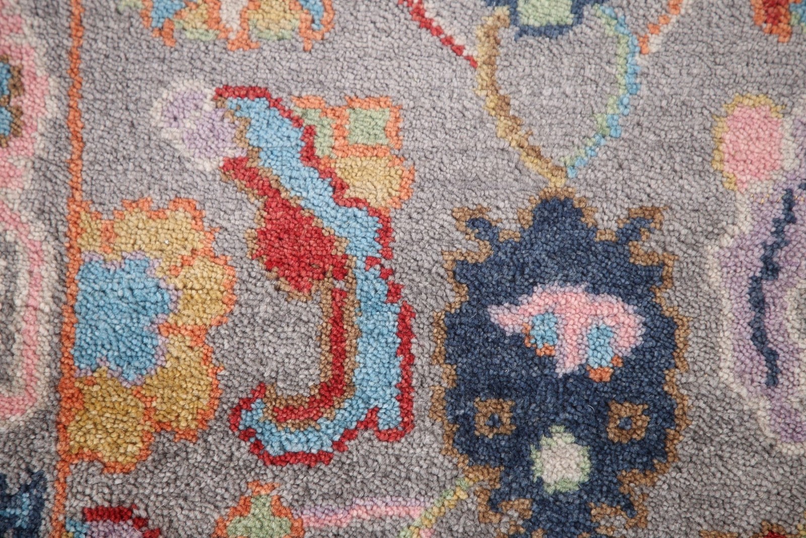 All-Over Oushak Oriental Accent Rug 3×6 Hand-knotted Wool