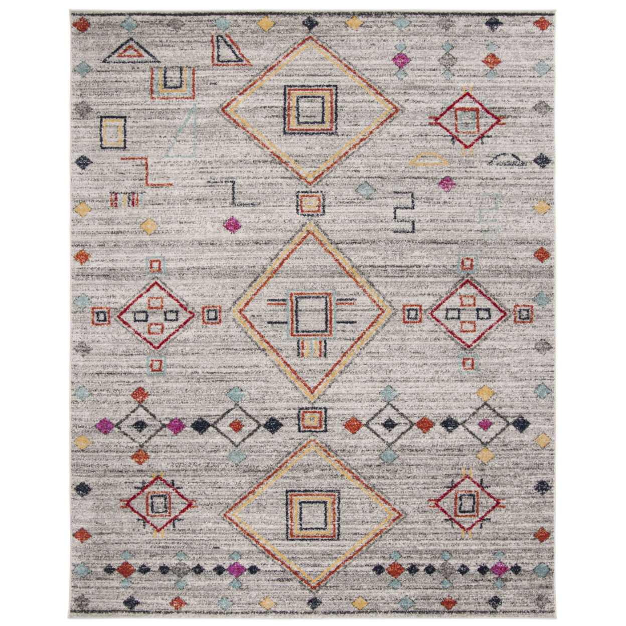 SAFAVIEH Adirondack ADR208F Light Grey / Red Rug