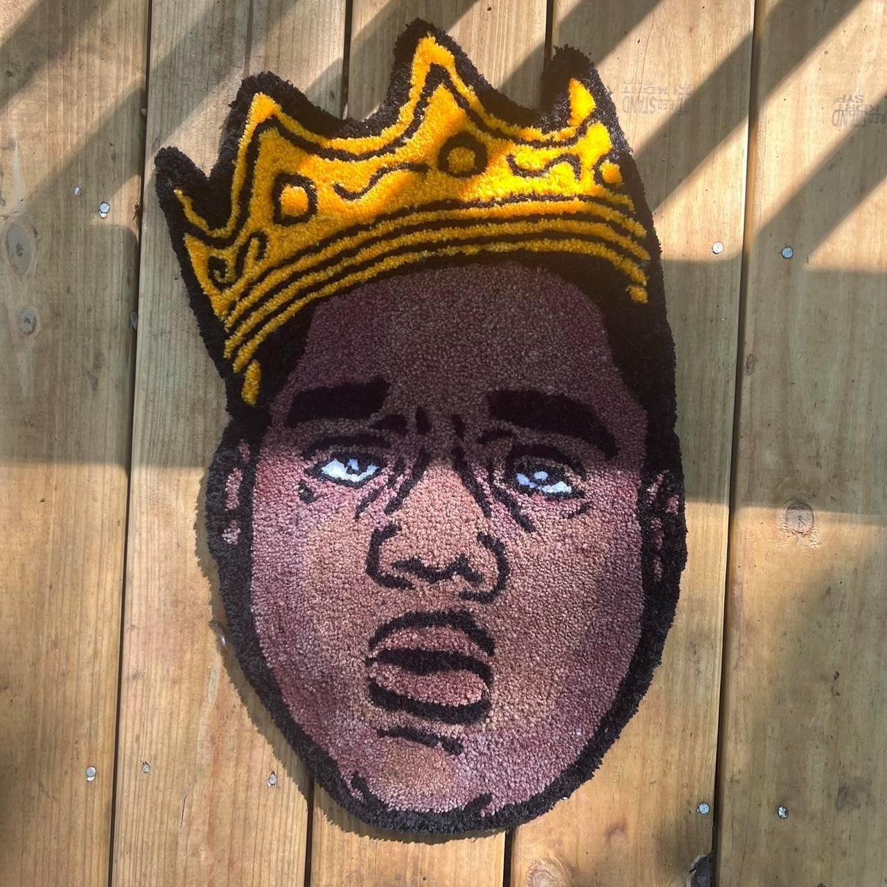 Biggie Smalls Tuft Rug Hiphop Rap Music Carpet Size 23×14 inches