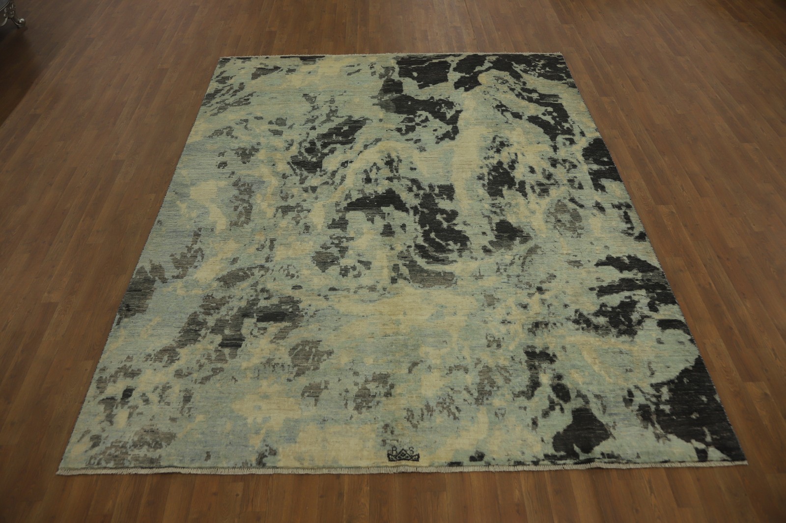 Contemporary Vegetable Dye Abstract Living Room Area Rug Handmade Carpet 8×9