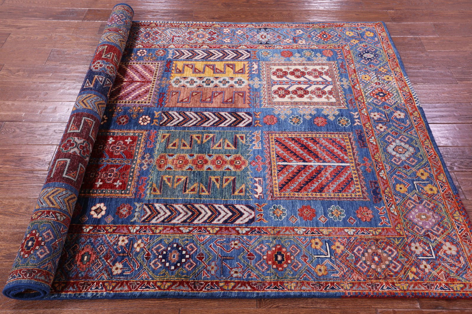 Handmade Tribal Fine Serapi Wool Rug 4′ 11″ X 7′ 0″ – Q20941